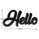 WALLXPERT zidna LED dekoracija Hello Yellow | ePonuda.com