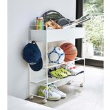 YAMAZAKI Bela kovinska omara za otroške čevlje 74,5x74,5x22 cm Tower – | Shoptok.si