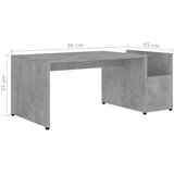  Stolić za kavu siva boja betona 90x45x35 cm konstruirano drvo | shoptok.hr