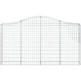  Lučne gabionske košare 20kom 200x30x100/120cm pocinčano željezo | shoptok.hr