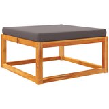  Vrtni tabure s jastukom 65x65x29 cm od masivnog drva bagrema | shoptok.hr