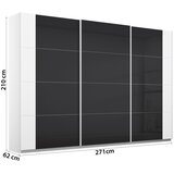 Rauch Möbel omara z drsnimi vrati, antracit, bela | Shoptok.si