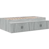  Krevet s odlaganjem siva sonoma 75x190 cm | shoptok.hr