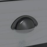  Konzolni stol BODO sivi 91 x 35 x 74 cm od masivne borovine | shoptok.hr