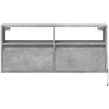  Zidni TV ormarić s LED svjetlima boja betona 100x31x45 cm | Eponuda.ba