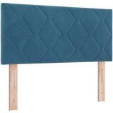 Box spring krevet Tamno plava 90 x 200 cm Baršun | shoptok.hr