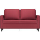  Dvosjed od tkanine crvena boja vina 120 cm od umjetne kože | Eponuda.com