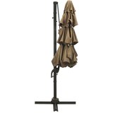 Senčnik aluminij taupe 3x3 m | Shoptok.si
