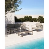 Kave Home Aluminijasta vrtna mizica 60x114 cm Comova – | Shoptok.si