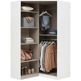 Mömax Prehodna Kotna Omara Max Extra, Bela, Barva Hrasta | Shoptok.si