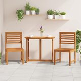  Vrtna stolica 2 pcs Smeđa 50 x 50 x 91cm Čvrsto drvo akacije | shoptok.hr