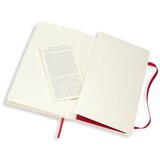 Moleskine Beležnica A5 mehka platnica, škrlatno rdeča - črte | Shoptok.si