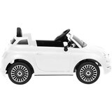 vidaXL Dječji električni automobil Fiat 500 bijeli | shoptok.hr
