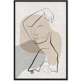  Slika - Romantic Morning (1 Part) Vertical 80x120 U crnom drvenom okviru | shoptok.hr