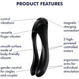 Satisfyer Vibrator za parove Candy Cane, Crni | Eponuda.com