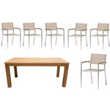 XXXL Vrtna Garnitura Skye, 7-Delni Set, Zložljivi Stoli | Shoptok.si