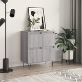 vidaXL Komoda siva sonoma 60x35x70 cm inženirski les Cene