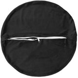  Jastuk s jastukom HEERLEN 6 kom. Crna Baršun - Crna Ø 40 cm 6 | shoptok.hr