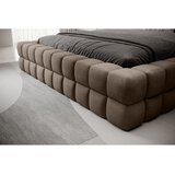 ELTAP Svjetlo smeđi tapecirani bračni krevet s prostorom za odlaganje s podnicom 160x200 cm Dizzle – | shoptok.hr