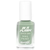 Barry M lak za nohte - In A Flash Quick Dry Nail Paint - Go Go Green