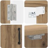 Kabinet za mete UTRECHT Hrast artisan 52,5 x 10,5 x 53,5 cm | shoptok.hr