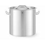  Visok Lonec za Kuhanje s Pokrovom 98L, 500x500mm Cene