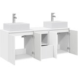  Set ormarića za kupaonicu 3 kom. Bijela 49,5 x 41 x 62,5 cm | shoptok.hr