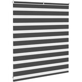  Zavjesa zebra crna 125x100 cm širina tkanine 120,9 cm poliester | shoptok.hr