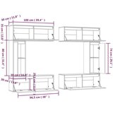 TV omarica 6 kosov trdna borovina, (20730401) | Shoptok.si