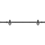 vidaXL Pribor za klizna vrata 152,5 cm čelični crni | shoptok.hr