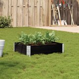  Vrtna sadilica crna 80x60 cm od masivne borovine | shoptok.hr