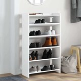 vidaXL Stalak za cipele bijeli 60x25x100 cm izrađeno drvo | shoptok.hr
