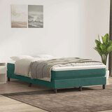 Box spring postelja brez vzmetnico temno zelena 120x210cm žamet, (21790911) | Shoptok.si