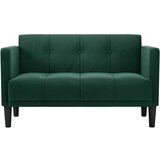  Dvosjed tamnozeleni 111 cm baršun | shoptok.hr