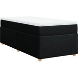  Krevet s oprugama i madracem crni 90x200 cm od tkanine | shoptok.hr