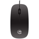 Manhattan miš USB Silhouette 177658, black Cene