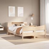 vidaXL Okvir kreveta bez madraca 140 x 200 cm od masivne borovine | shoptok.hr