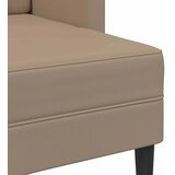  Dvosjed s ležaljkom L-oblikovani Cappuccino 125 cm umjetna koža | shoptok.hr