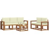  Set vanjskih sofa 6 kom. Prirodna i krem | shoptok.hr