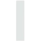 Pregrada za knjige 4 razine bijeli 143,5 x 29 x 143,5 cm drvena | shoptok.hr