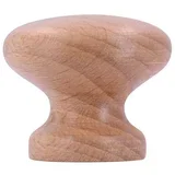 Pohištveni ročaj (Vrsta pohištvenega ročaja: Gumb, Ø x V: 30 x 26 mm, Bukev, Lakiran)