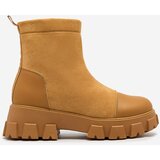 Resti Women's flat heeled boots in camel Leffoi | Eponuda.ba
