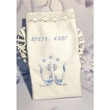  KRSTNI PRTIČEK s križcem v modri barvi in lični embalaži KRSPRT 06 | Shoptok.si