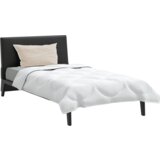 vidaXL 2-u-1 Punionica s jastukom 2 pcs Bijela 140 x 200 cm Mikrofibra | shoptok.hr