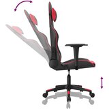  igraća stolica crno-crvena od umjetne kože | shoptok.hr