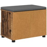  Klupa za hodnik s jastukom Staro drvo 60 x 38 x 46 cm | shoptok.hr