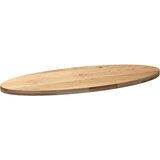Stolna ploča 140x60x4 cm od ovalna masivna hrastovina | Eponuda.com