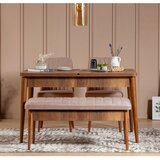 Hanah home Set trpezarijski sto, 2 trpezarijske stolice i klupa Vina 0900 Orah Cijene