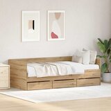  Krevet na dan Umjetnički hrast 90 x 190 cm Konstruirano drvo | shoptok.hr