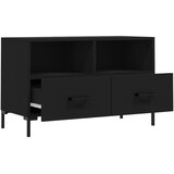 TV ormarić crni 80 x 36 x 50 cm od konstruiranog drva | shoptok.hr